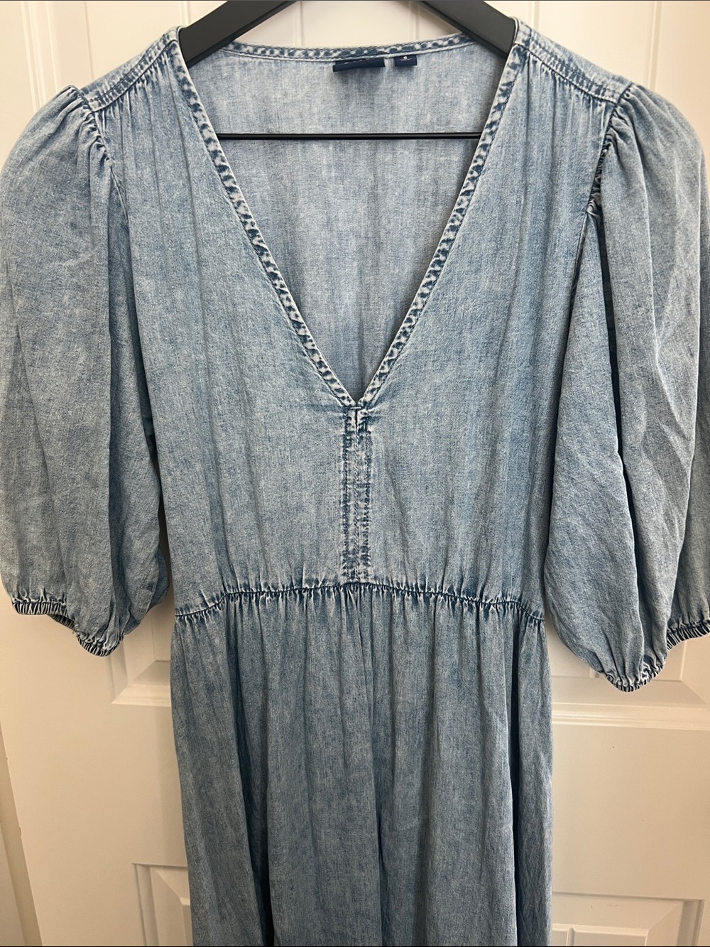 GAP Denim Cotton Maxi Dress
